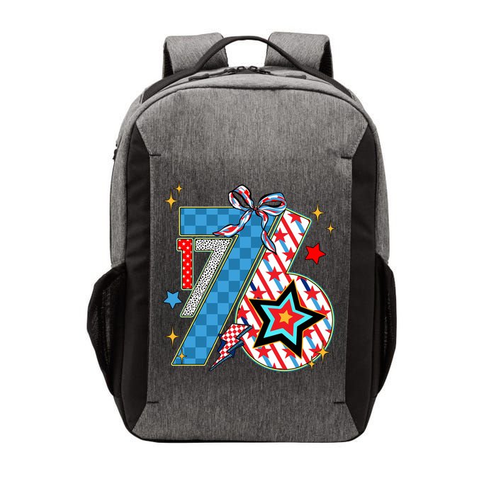 America 1776 4th Of July Retro 80s Style Vector Backpack