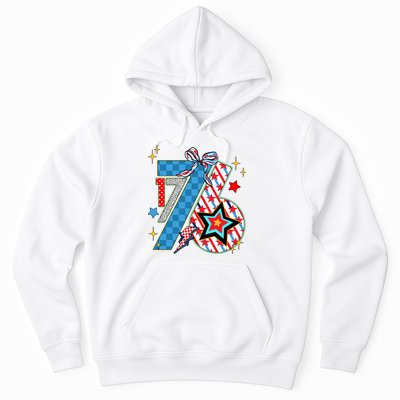 America 1776 4th Of July Retro 80s Style Hoodie