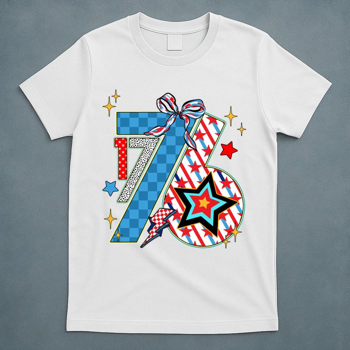 America 1776 4th Of July Retro 80s Style T-Shirt