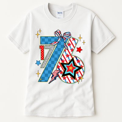 America 1776 4th Of July Retro 80s Style Tall T-Shirt