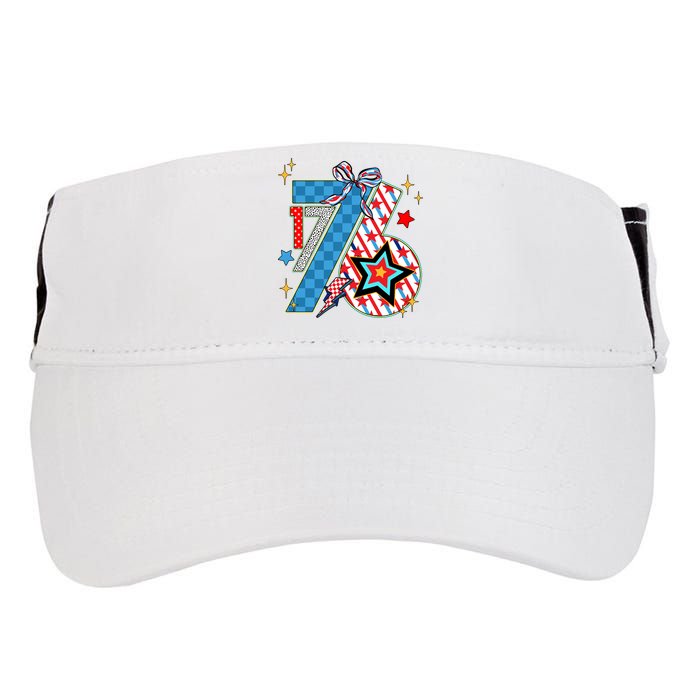 America 1776 4th Of July Retro 80s Style Adult Drive Performance Visor