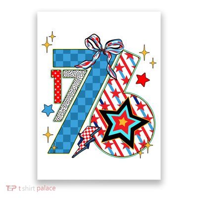 America 1776 4th Of July Retro 80s Style Poster