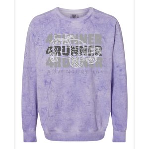 Adventure 101 4runner 4runner 4runner Overland Offroad Meaningful Gift Colorblast Crewneck Sweatshirt