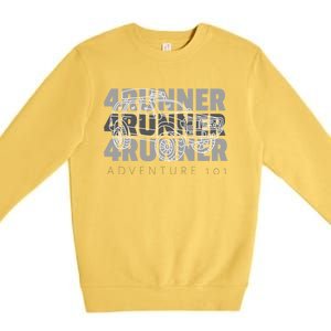 Adventure 101 4runner 4runner 4runner Overland Offroad Meaningful Gift Premium Crewneck Sweatshirt