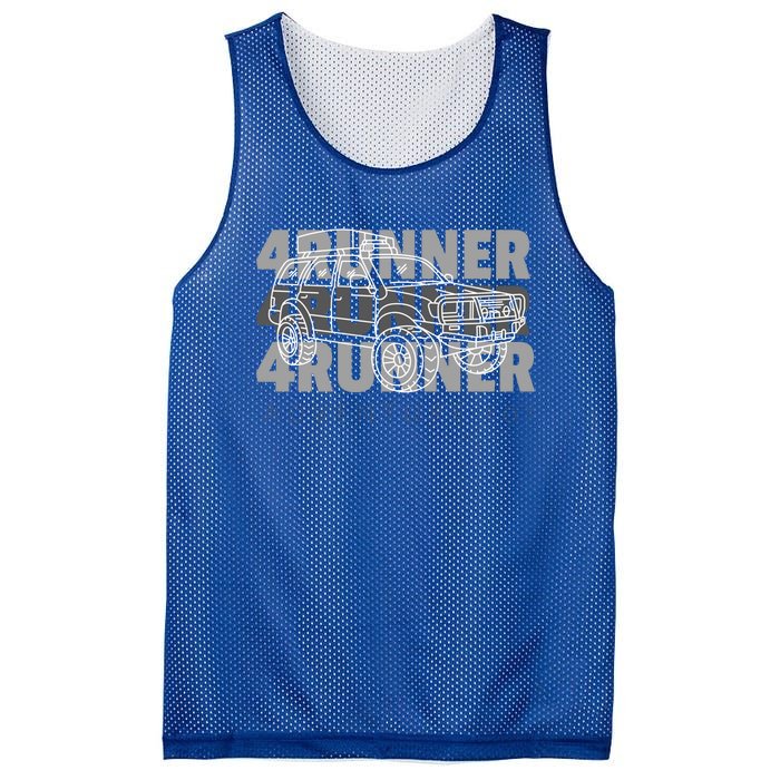 Adventure 101 4runner 4runner 4runner Overland Offroad Meaningful Gift Mesh Reversible Basketball Jersey Tank