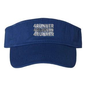 Adventure 101 4runner 4runner 4runner Overland Offroad Meaningful Gift Valucap Bio-Washed Visor