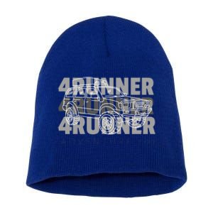 Adventure 101 4runner 4runner 4runner Overland Offroad Meaningful Gift Short Acrylic Beanie