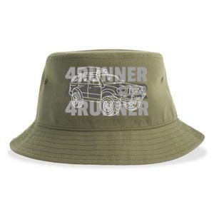 Adventure 101 4runner 4runner 4runner Overland Offroad Meaningful Gift Sustainable Bucket Hat