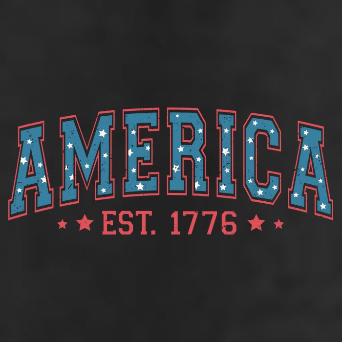 America 1776 7 Panel Mesh Trucker Snapback Hat