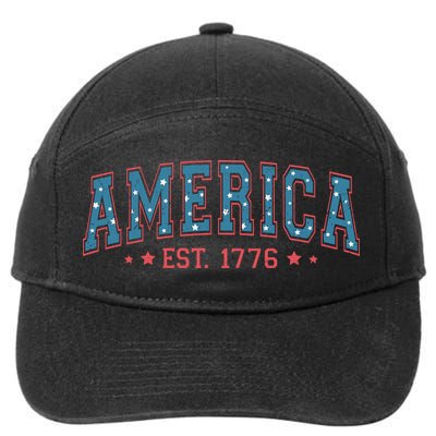America 1776 7-Panel Snapback Hat