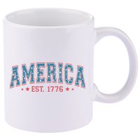 America 1776 11oz C Handle Ceramic Mug