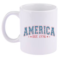 America 1776 11oz C Handle Ceramic Mug