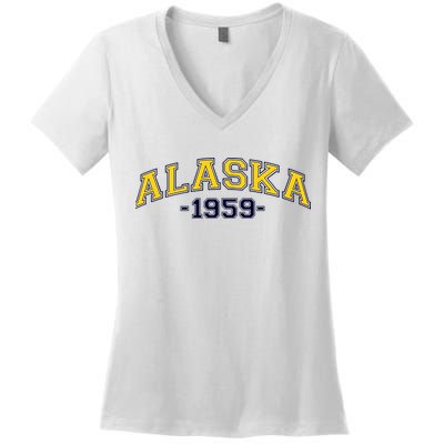Alaska 1959 Women's V-Neck T-Shirt