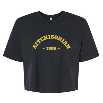 Aitchisonian 1886 Aitchison College Acoba Old Bella+Canvas Jersey Crop Tee