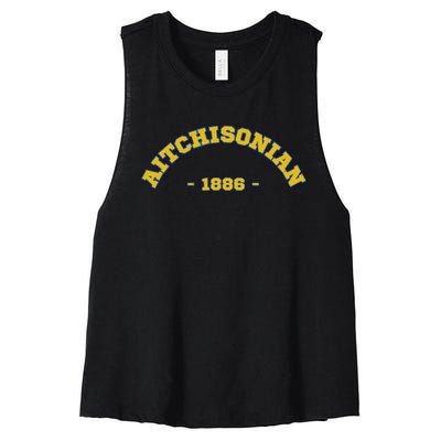 Aitchisonian 1886 Aitchison College Acoba Old Women's Racerback Cropped Tank