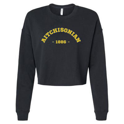 Aitchisonian 1886 Aitchison College Acoba Old Cropped Pullover Crew