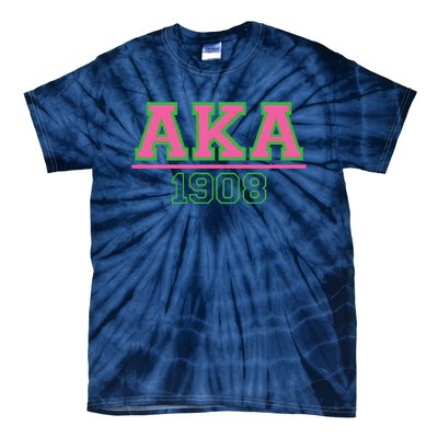 Aka 1908 And Green Gift Idea Birthday Gift Tie-Dye T-Shirt