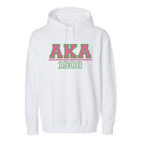 Aka 1908 And Green Gift Idea Birthday Gift Garment-Dyed Fleece Hoodie