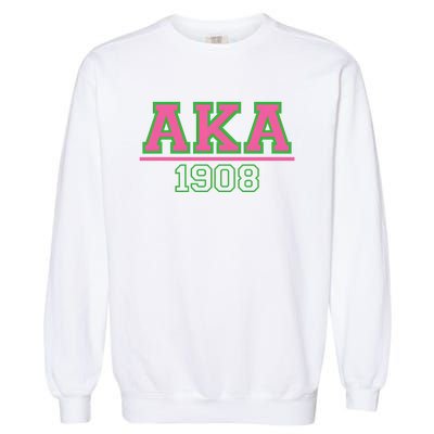 Aka 1908 And Green Gift Idea Birthday Gift Garment-Dyed Sweatshirt