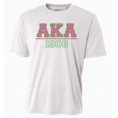 Aka 1908 And Green Gift Idea Birthday Gift Cooling Performance Crew T-Shirt