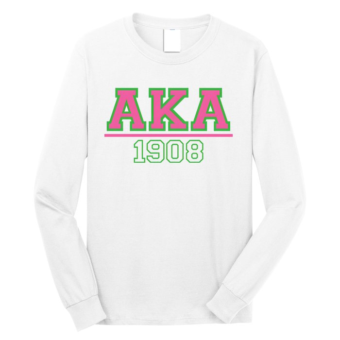 Aka 1908 And Green Gift Idea Birthday Gift Long Sleeve Shirt