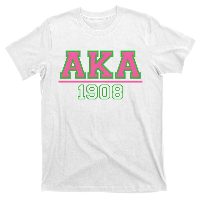 Aka 1908 And Green Gift Idea Birthday Gift T-Shirt