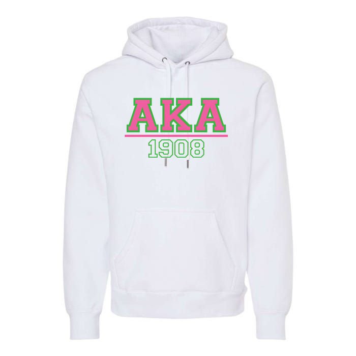 Aka 1908 And Green Gift Idea Birthday Gift Premium Hoodie