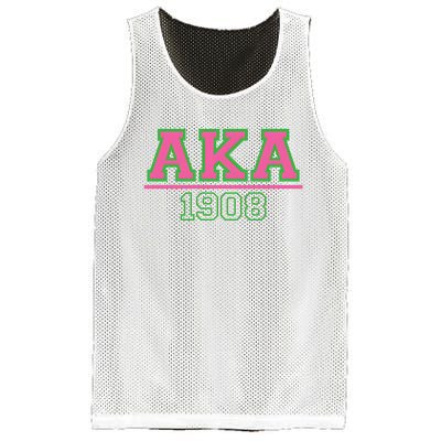 Aka 1908 And Green Gift Idea Birthday Gift Mesh Reversible Basketball Jersey Tank