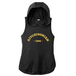 Aitchisonian 1886 Aitchison College Acoba Old Ladies PosiCharge Tri-Blend Wicking Draft Hoodie Tank