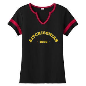 Aitchisonian 1886 Aitchison College Acoba Old Ladies Halftime Notch Neck Tee