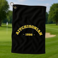 Aitchisonian 1886 Aitchison College Acoba Old Golf Towel