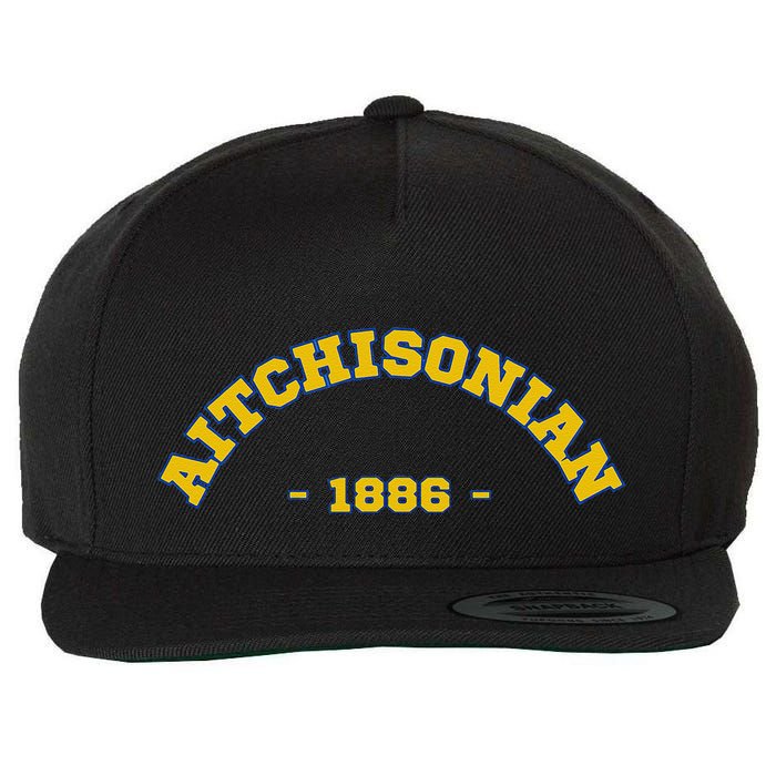 Aitchisonian 1886 Aitchison College Acoba Old Wool Snapback Cap