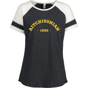 Aitchisonian 1886 Aitchison College Acoba Old Enza Ladies Jersey Colorblock Tee