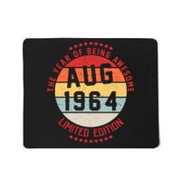 Aug 1964 Birthday The Year Of Being Awesome Gift Mousepad