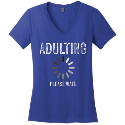 Adult 18th Birthday Gifts For 18 Years Old Women's V-Neck T-Shirt