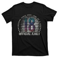 Adult 18th Birthday 18 Year Old Gifts Vintage 2005 Love T-Shirt