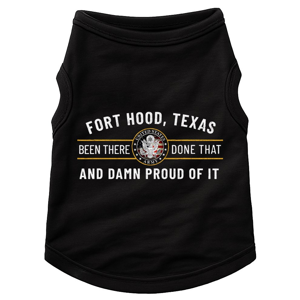 Army 1st Cavalry Division Fort Hood Texas Veteran Gift Doggie Tank