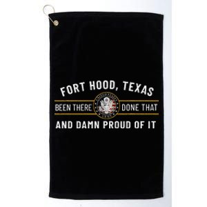 Army 1st Cavalry Division Fort Hood Texas Veteran Gift Platinum Collection Golf Towel