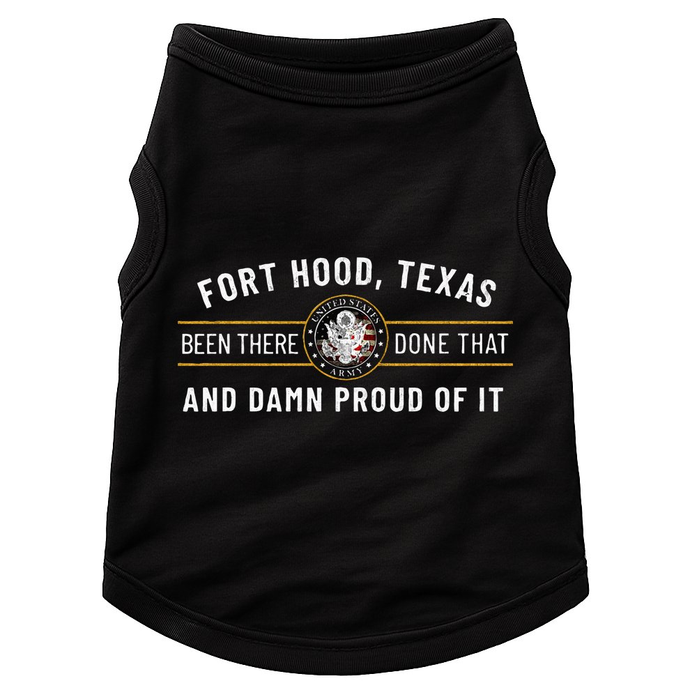 Army 1st Cavalry Division Fort Hood Texas Veteran Gift Doggie Tank