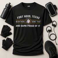 Army 1st Cavalry Division Fort Hood Texas Veteran Gift Cooling Performance Crew T-Shirt
