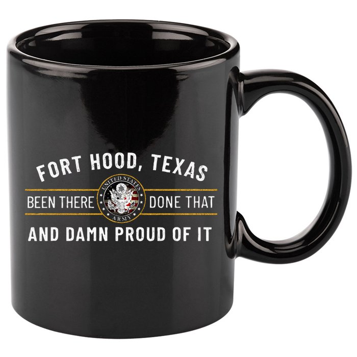 Army 1st Cavalry Division Fort Hood Texas Veteran Gift 11oz C Handle Ceramic Mug