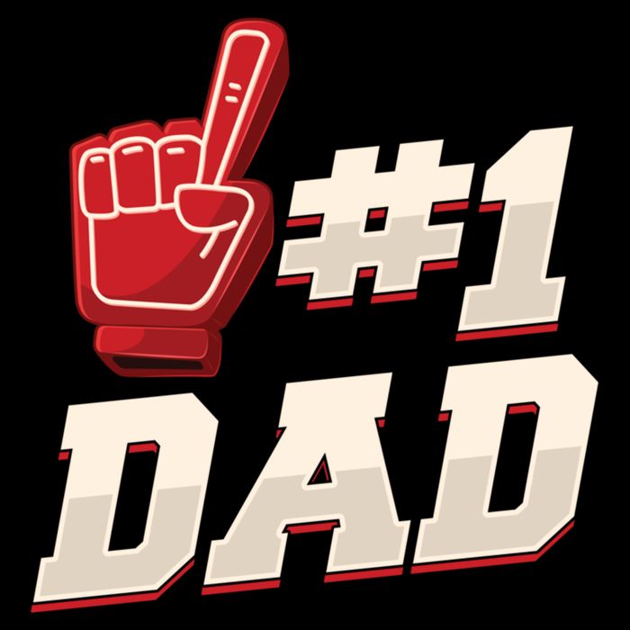 Athletic # 1 Dad Number 1 Father Dad FatherS Day Gift Cooling Performance Crew T-Shirt