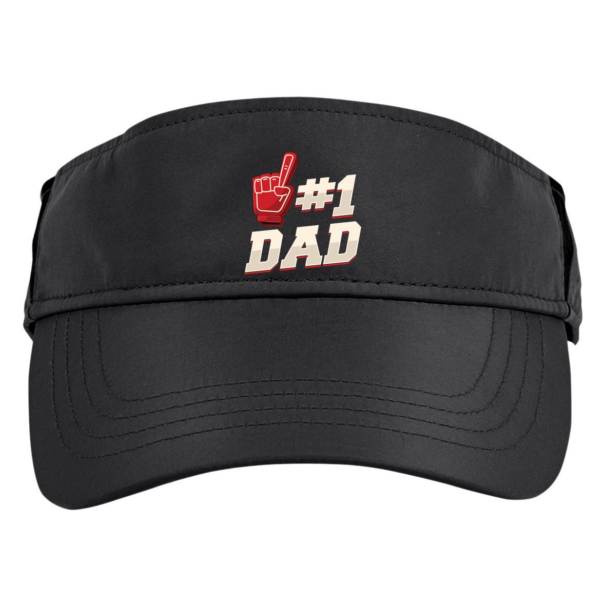 Athletic # 1 Dad Number 1 Father Dad FatherS Day Gift Adult Drive Performance Visor