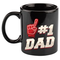 Athletic # 1 Dad Number 1 Father Dad FatherS Day Gift 11oz C Handle Ceramic Mug