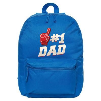 Athletic # 1 Dad Number 1 Father Dad FatherS Day Gift 16 in Basic Backpack