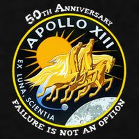 Apollo 13 Failure Is Not An Option Ladies PosiCharge Tri-Blend Wicking Tank