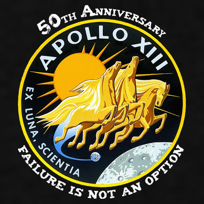 Apollo 13 Failure Is Not An Option Ladies PosiCharge Tri-Blend Wicking Tank