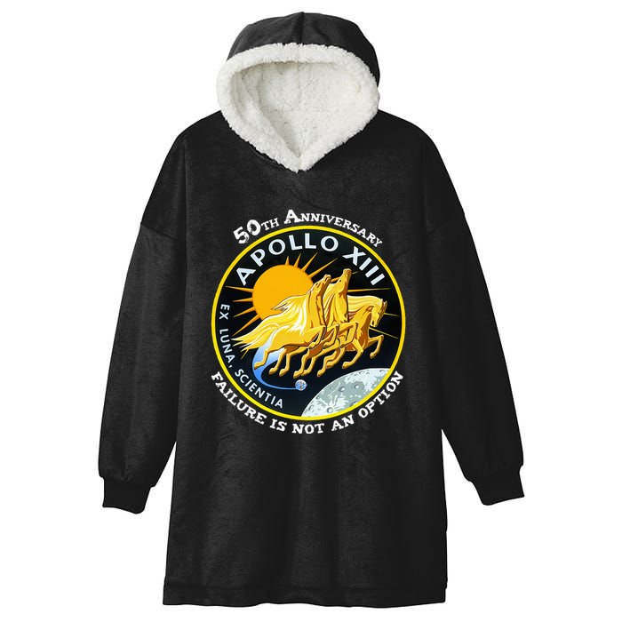 Apollo 13 Failure Is Not An Option Hooded Wearable Blanket
