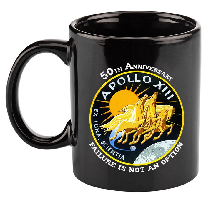 Apollo 13 Failure Is Not An Option 11oz C Handle Ceramic Mug