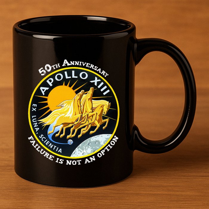 Apollo 13 Failure Is Not An Option 11oz C Handle Ceramic Mug